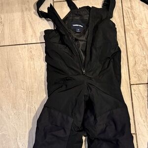 Lands End Squall Waterproof Iron Knee Bib Snow Pants